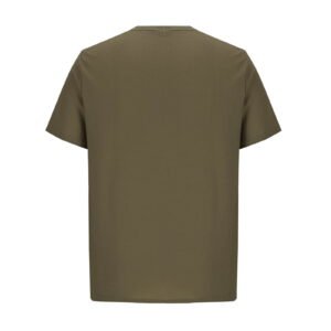 Afuyipoi Men's V Neck T Shirts, Casual Stylish Fitted Stretch Tees for Men Khaki Size 2XL