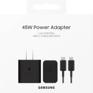 SAMSUNG 25W Wall Charger Power Adapter, Cable Not Included, Super Fast Charging, Compact Design, Compatible with Galaxy and USB Type C Devices, White