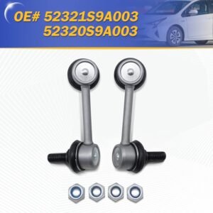 K750043 Zinc-Nickel Alloy Front Stabilizer Sway Bar Links for 06-18 Toyota Rav4 Prius Plug-In Prius v Corolla iM/Lexus Ct200h Hs250h Nx200t Nx300h/ Scion im tc xb