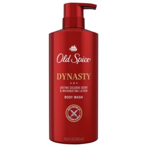 Old Spice Body Wash for Men, 24/7 Shower Fresh with Lasting Scent, Red Collection, Swagger with Cedarwood Scent, 24 fl oz Pack of 2