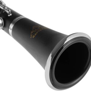 EASTROCK Bb Clarinet 17 Keys ABS Material Wide Range of Tones Particularly Beginner & Students-friendly with Using Tools and 2 Replaceable Barrels