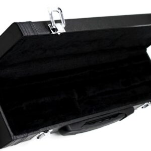 Portable Gig Bag Box Leather for Western Concert Flute with Buckle Foam Cotton Padded and Durable Flute Protector