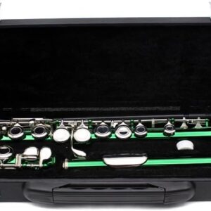 Portable Gig Bag Box Leather for Western Concert Flute with Buckle Foam Cotton Padded and Durable Flute Protector