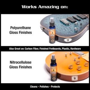 MusicNomad Guitar Complete Cleaning & Care Kit: Cleaner, Polish, Fretboard Oil & 2 Cloths MN108