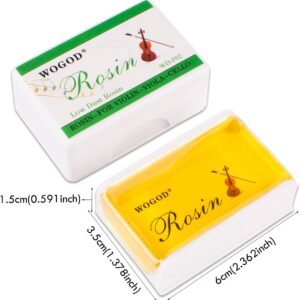 Rosin Violin Rosin Light Low Dust Rosin 2 Pack for Bows for Violin Viola and Cello