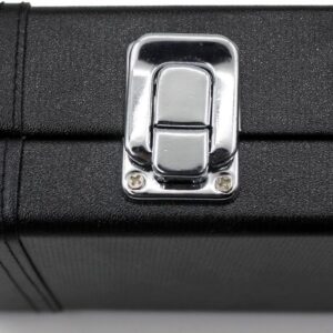 Portable Gig Bag Box Leather for Western Concert Flute with Buckle Foam Cotton Padded and Durable Flute Protector