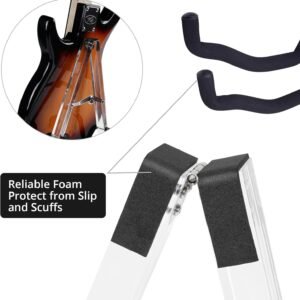 MUSO Cello Stand, Pro Instrument Stand, A-Frame Folding, Easy Assemble and Portable, For Versatile Guitars, Bass,Ukulele, Banjo,Cello,Violin and Mandolin, Solid Holder and Durable, Musician Gifts Crystal