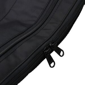 Mxfans Adjustable Shoulder Strap Flute Case Carrying Bag for 16 Holes C Foot Flute 16.14 Inch Length 4.13 Inch Width 2.56 Inch High