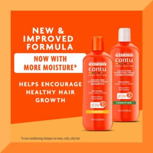 Cantu Sulfate-Free Cream Shampoo & Conditioner Bundle, 13.5 Fl Oz Pack of 2