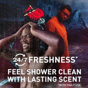 Old Spice Body Wash for Men, 24/7 Shower Fresh with Lasting Scent, Red Collection, Swagger with Cedarwood Scent, 24 fl oz Pack of 2