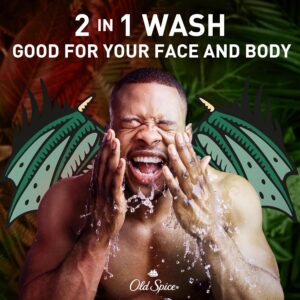 Old Spice Body Wash for Men, 24/7 Shower Fresh with Lasting Scent, Red Collection, Swagger with Cedarwood Scent, 24 fl oz Pack of 2