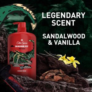 Old Spice Body Wash for Men, 24/7 Shower Fresh with Lasting Scent, Red Collection, Swagger with Cedarwood Scent, 24 fl oz Pack of 2