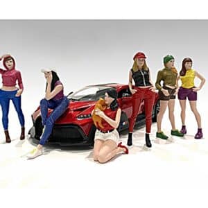 "Girls Night Out" 6 piece Figurine Set for 1/18 Scale Models by American Diorama