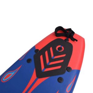 Surfboard Blue and Red 66.9"