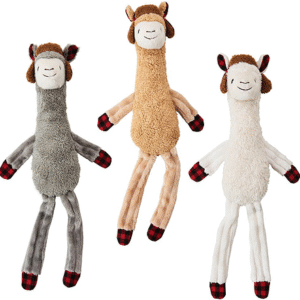 ETHICAL SPOT Holiday Llama Dog Toy 23 Asst inch