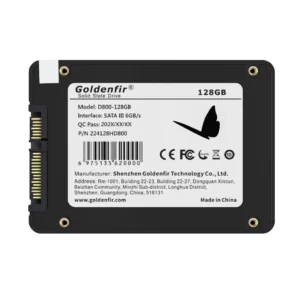 SSD Capacity: 256GB - Goldenfir SSD  128GB SATAIII SSD 512GB 480GB 256GB HD 1TB  500GB  Solid State Hard Disk 2.5 for Laptop