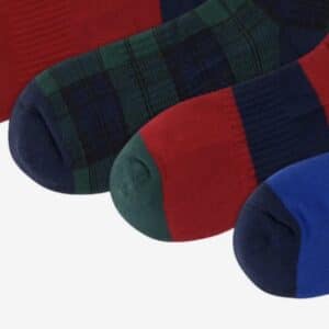 Polo Ralph Lauren Striped & Plaid Long Socks Men's Size 10-13 (6-Pack)