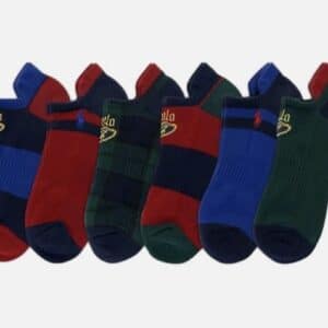 Polo Ralph Lauren Winged Foot Pony Low Cut Socks 6-Pack