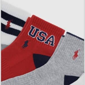 Polo Ralph Lauren Americana Mid-Cut Socks 6-Pack