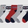 Polo Ralph Lauren Americana Mid-Cut Socks 6-Pack