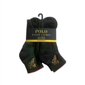 Polo Ralph Lauren Winged Foot Pony Quarter Socks 6-Pack