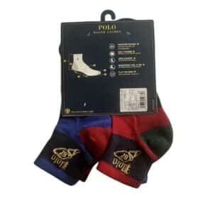 Polo Ralph Lauren Winged Foot Pony Quarter Socks 6-Pack
