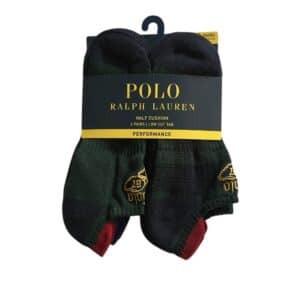Polo Ralph Lauren Winged Foot Pony Low Cut Socks 6-Pack